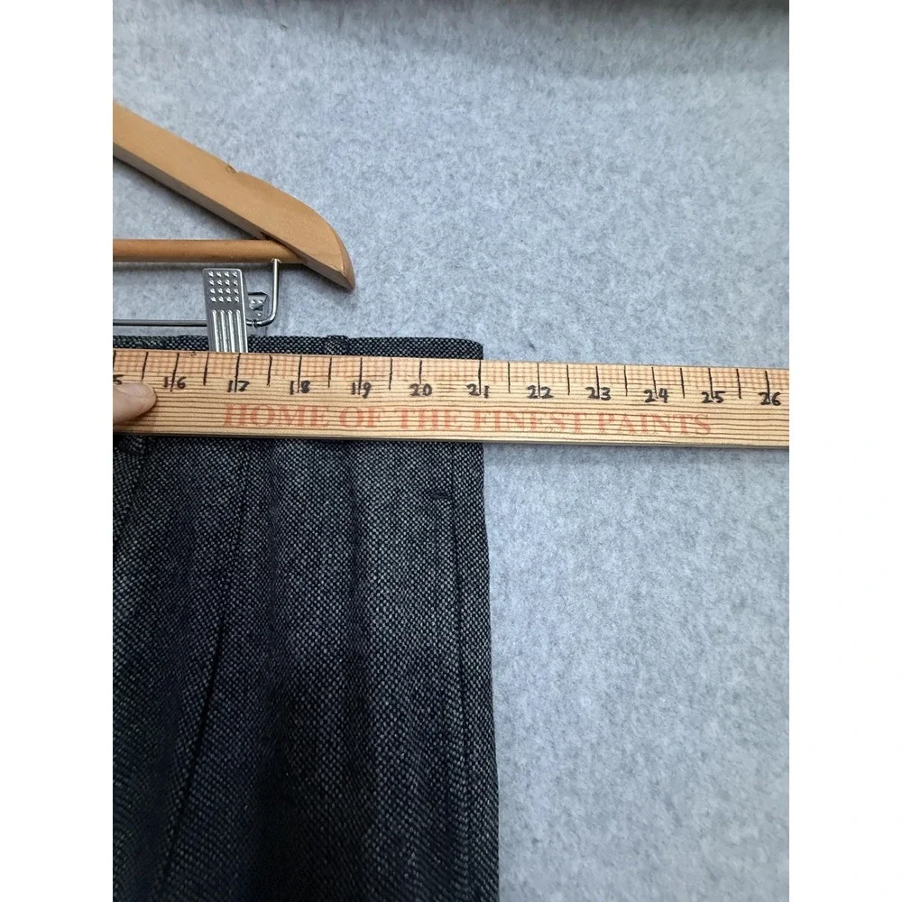 Calvin Klein Suit Mens 48L 42x34 Black Gray‎ Wool 2 Piece Jacket Pants Classic